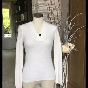 Splendid cream cashmere sweater